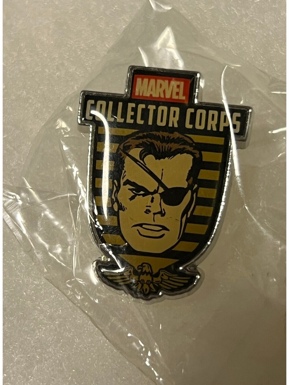 Marvel Collector Corps Funko Nick Fury Pin Exclusive 2017 NEW